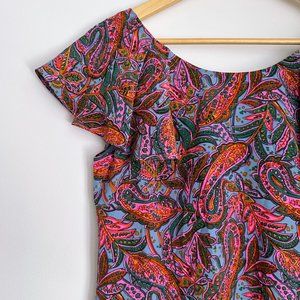 J-Crew: Colorful Long Tunic Top